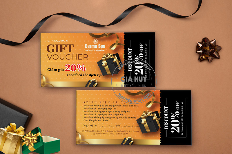 gift voucher giam gia