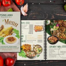 Mẫu in menu nhựa độc đáo và tạo ấn tượng tốt