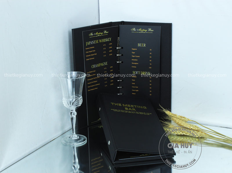 bia menu lam tu da dam chat luong va sang trong