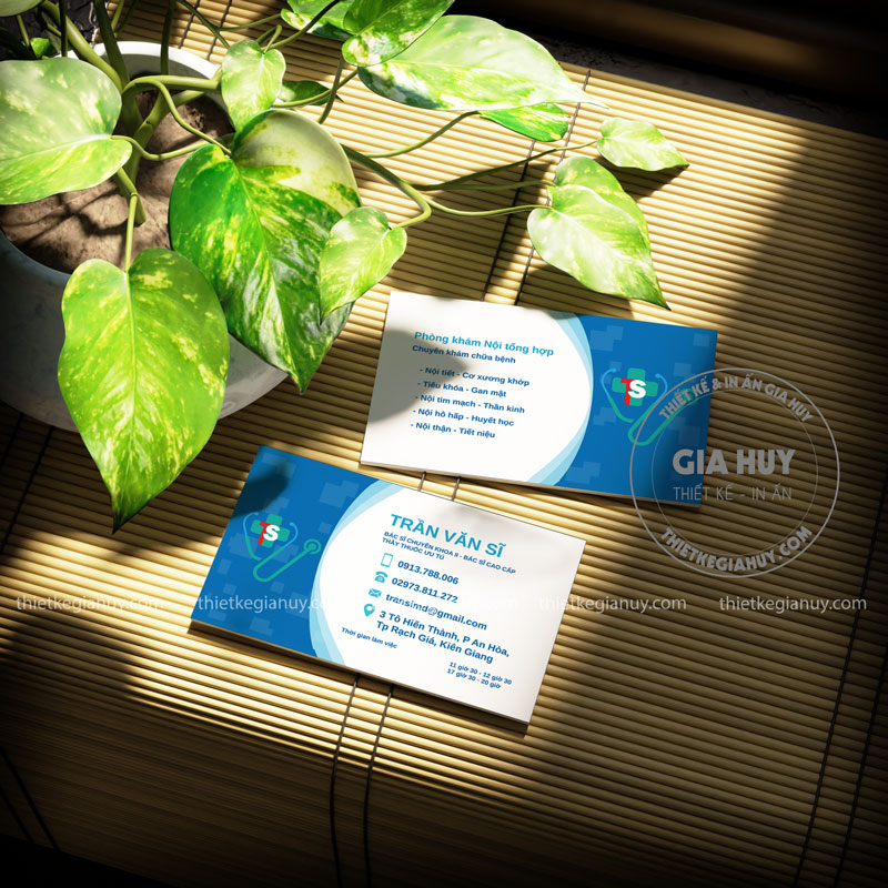 card visit phong kham