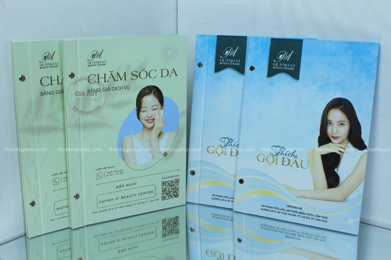 thiet ke va in an menu goi dau