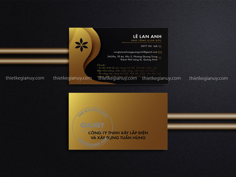 mau card visit sang trong