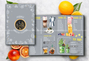 in menu quan cafe