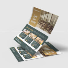 Mẫu thiết kế tờ rơi ấn tượng, đa dang phong cách