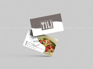 thiet ke va in an card visit