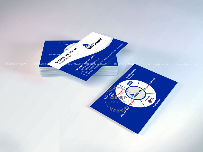 card visit mau xanh dep mat