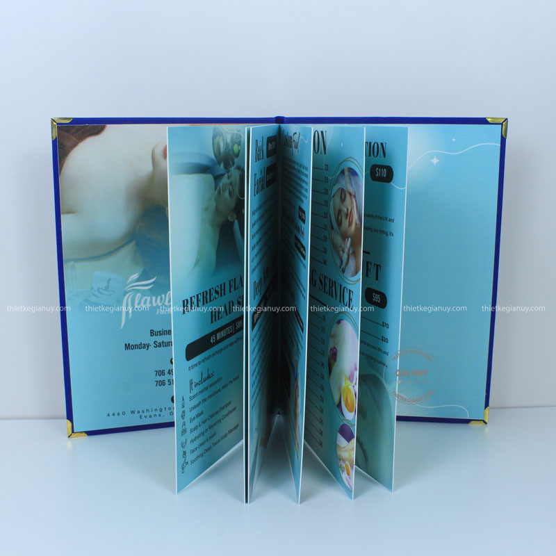thiet ke va in an menu - card visit an tuong