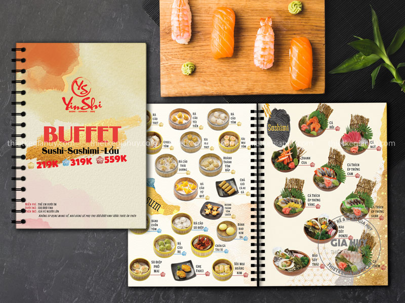 menu sushi gay lo xo