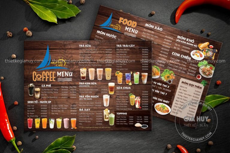 Top 55+ mẫu menu độc lạ, đa dạng phong cách - In cực nét