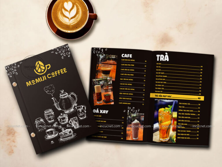 Những Mẫu Menu Cà Phê Độc Đáo - In cực nét