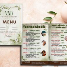 Mẫu Menu Spa Chăm Sóc Da Đẹp Xuất Sắc Mẫu Menu Spa Chăm Sóc Da Đẹp Xuất Sắc
