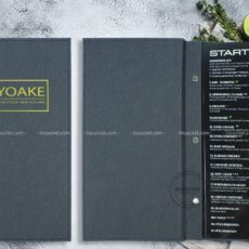 Thiết Kế Menu Tiếng Anh Đẹp Sáng Tạo