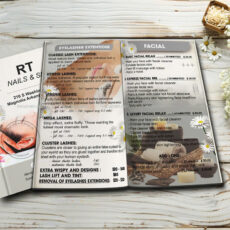 Thiết Kế Menu Spa Tiếng Anh Độc Đáo Chuyên Nghiệp