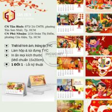 In Lịch Để Bàn Theo Chủ Đề Yêu Cầu Giá Rẻ Bền Đẹp Nhất 2027