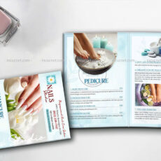 Tuyển Tập Mẫu Menu Nails Gập Đôi Đẹp Mắt, Sang Trọng Tuyển Tập Mẫu Menu Nails Gập Đôi Đẹp Mắt, Sang Trọng