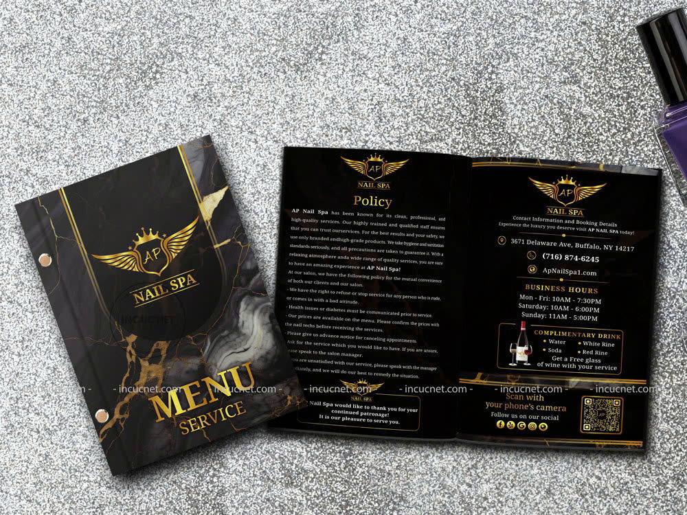 Menu nen den day cam xuc