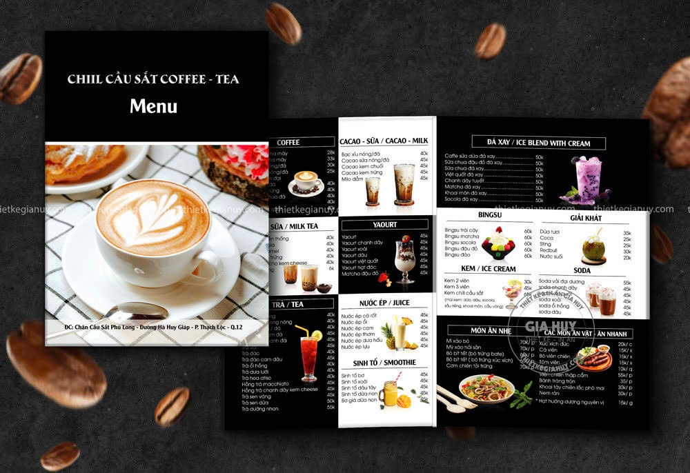 Menu nen den tre trung