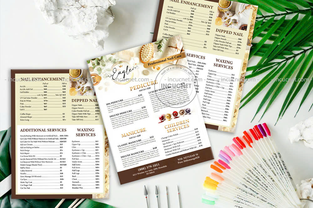 thiet ke bang gia nails spa da dang