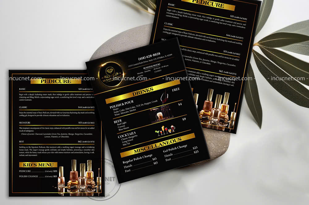 thiet ke bang gia nails spa tinh te