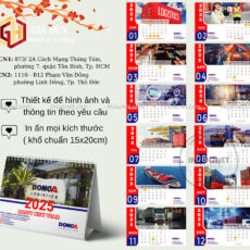 Lịch Để Bàn Công Ty Logistics HOT Nhất Năm 2026