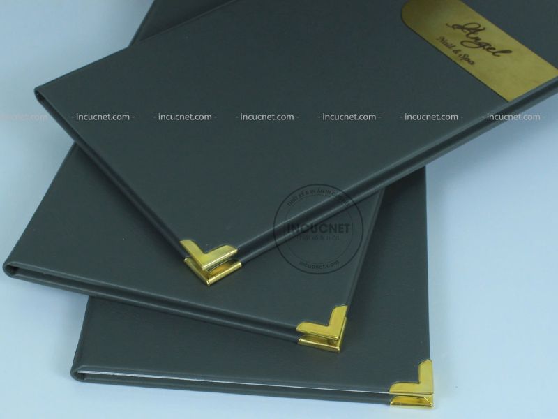 print menu spa bìa da nẹp góc