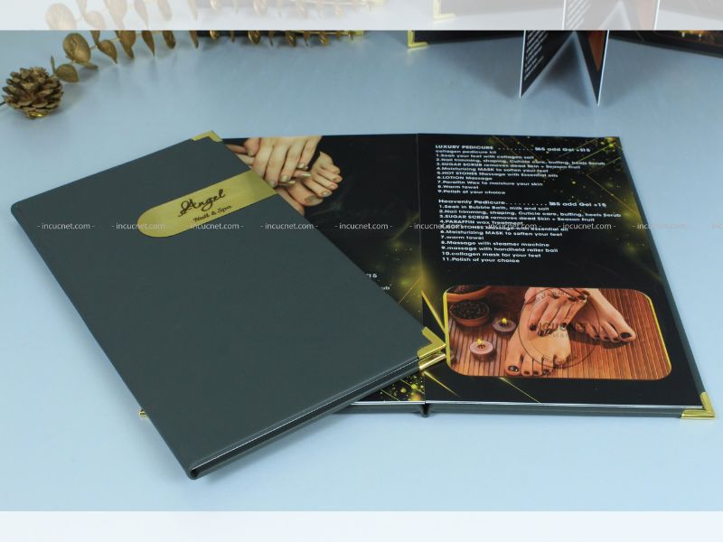 print menu spa mở phẳng