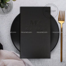 Bìa Menu Da Sang Trọng, Hiện Đại