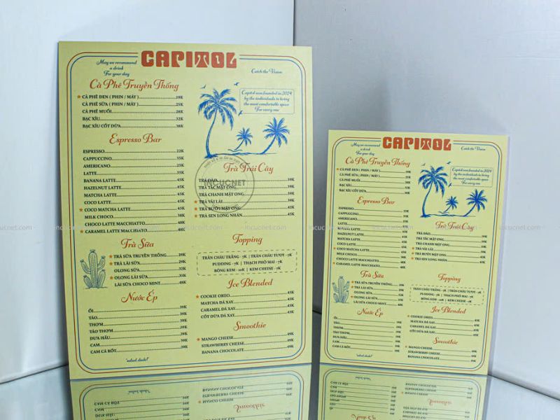 menu bồi format với 2 kích thước