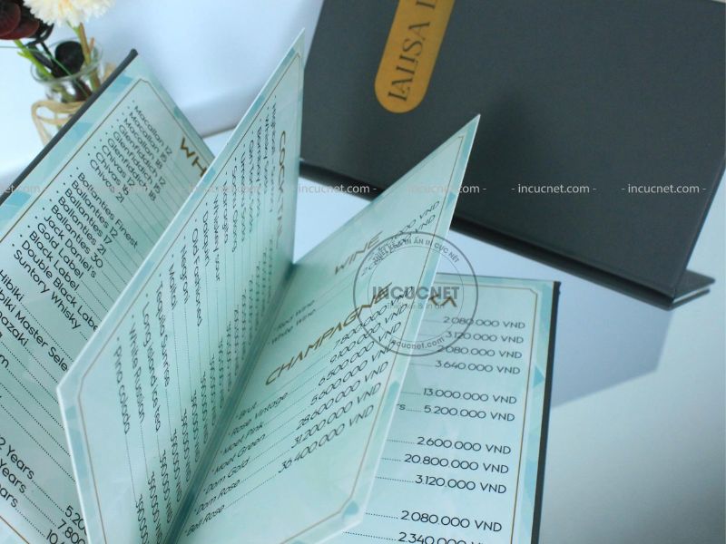 những món nhất định phải có trong menu quán bar